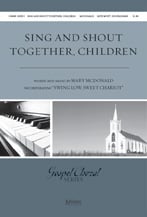 Sing and Shout Together, Children SATB choral sheet music cover Thumbnail